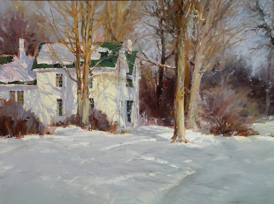 Huntsville Winter Painting