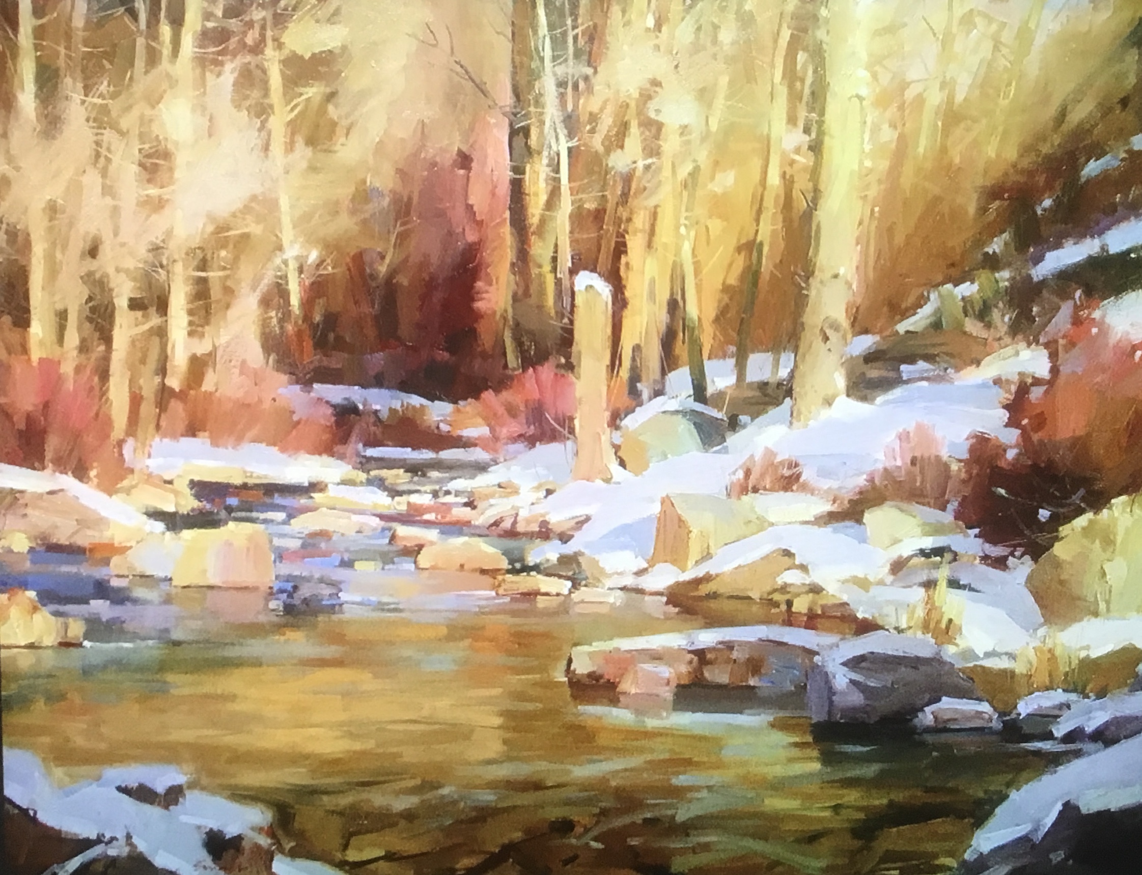 South Fork Winter Painting