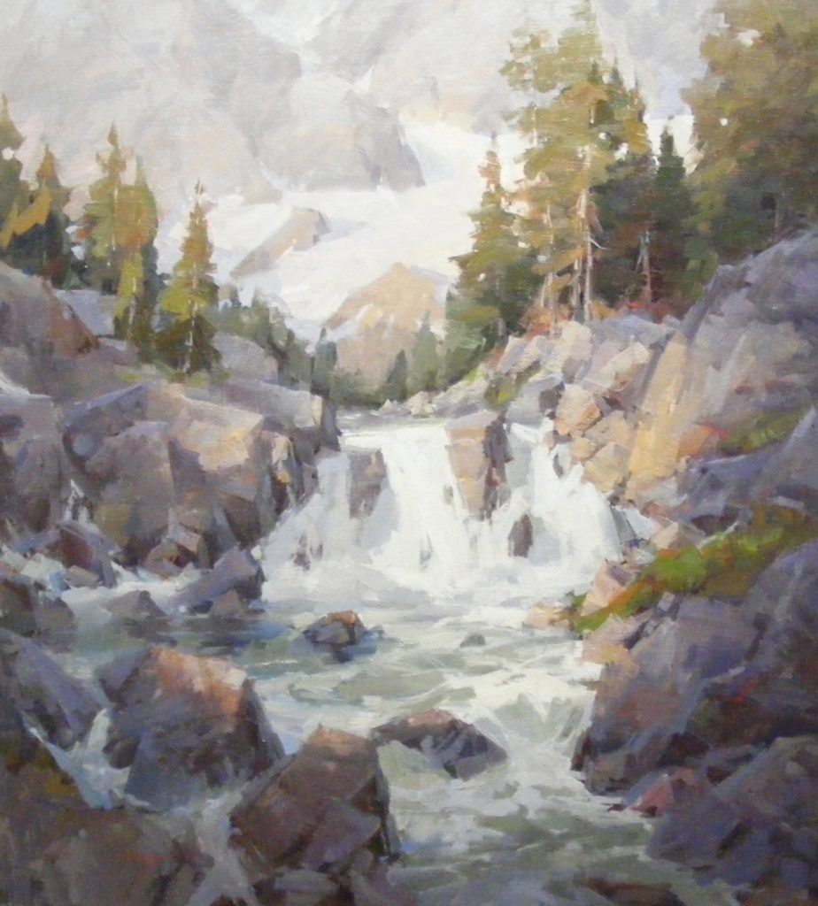Wind River Runoff Painting